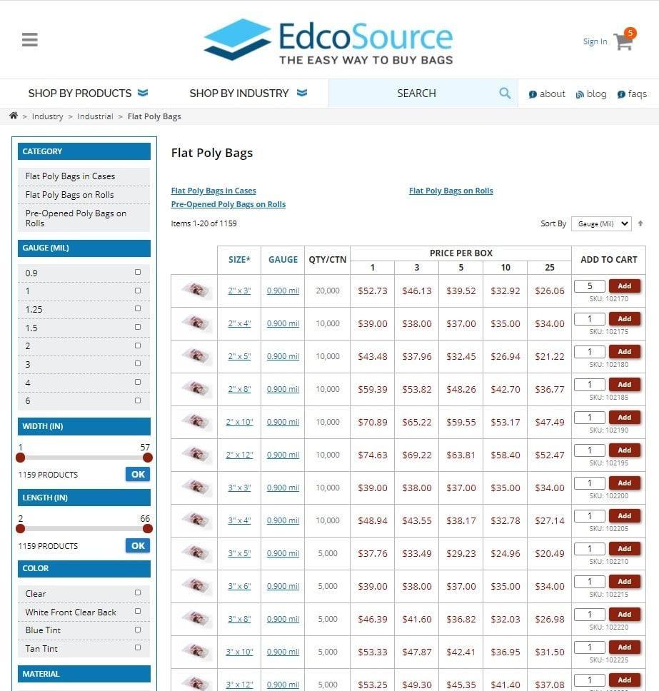 Edco Source Category Page