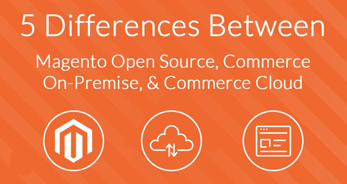 Five Things to Know About Magento Open Source, Commerce, and Cloud Editions